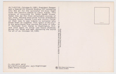 Richard Nixon Jimmy Carter Gerald Ford Flying To Anwar Sadat Funeral - TulipStuff