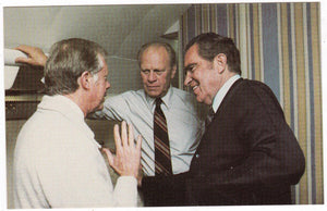 Richard Nixon Jimmy Carter Gerald Ford Flying To Anwar Sadat Funeral - TulipStuff