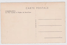 Load image into Gallery viewer, Casablanca Morocco Le Parc Lyautey l&#39;Eglise du Sacre-Coeur Postcard - TulipStuff
