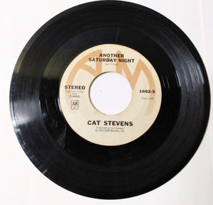 Cat Stevens Another Saturday Night / Home In The Sky 7" Vinyl 1974 - TulipStuff