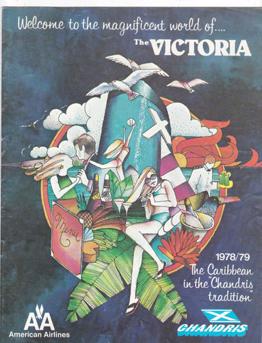 Chandris Cruises The Victoria 1978/79 Caribbean Cruises Brochure - TulipStuff