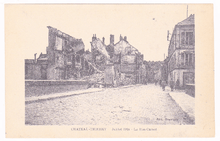 Load image into Gallery viewer, Chateau-Thierry Juillet 1918 La Rue Carnot WW1 Battle Ruins Aisne France - TulipStuff
