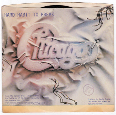 Chicago Hard Habit To Break 7" 45rpm Vinyl Record 1984 - TulipStuff
