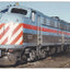Chicago RTA Commuter Train And E8M Locomotive Postcard - TulipStuff