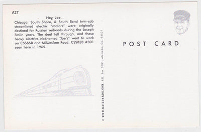 Chicago South Shore and South Bend Twin-Cab Electric Joes in 1965 - TulipStuff