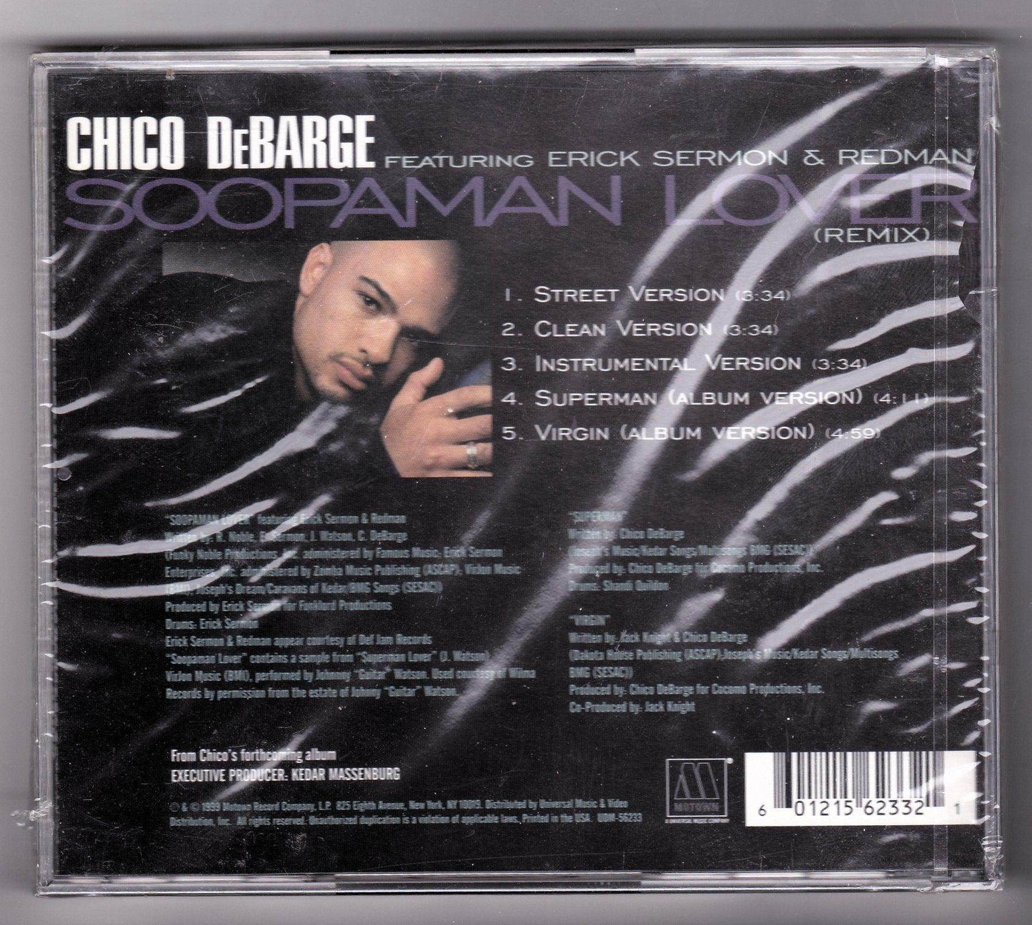 Chico De Barge Soopaman Lover Remix Maxi-Single Motown CD 1999 - TulipStuff