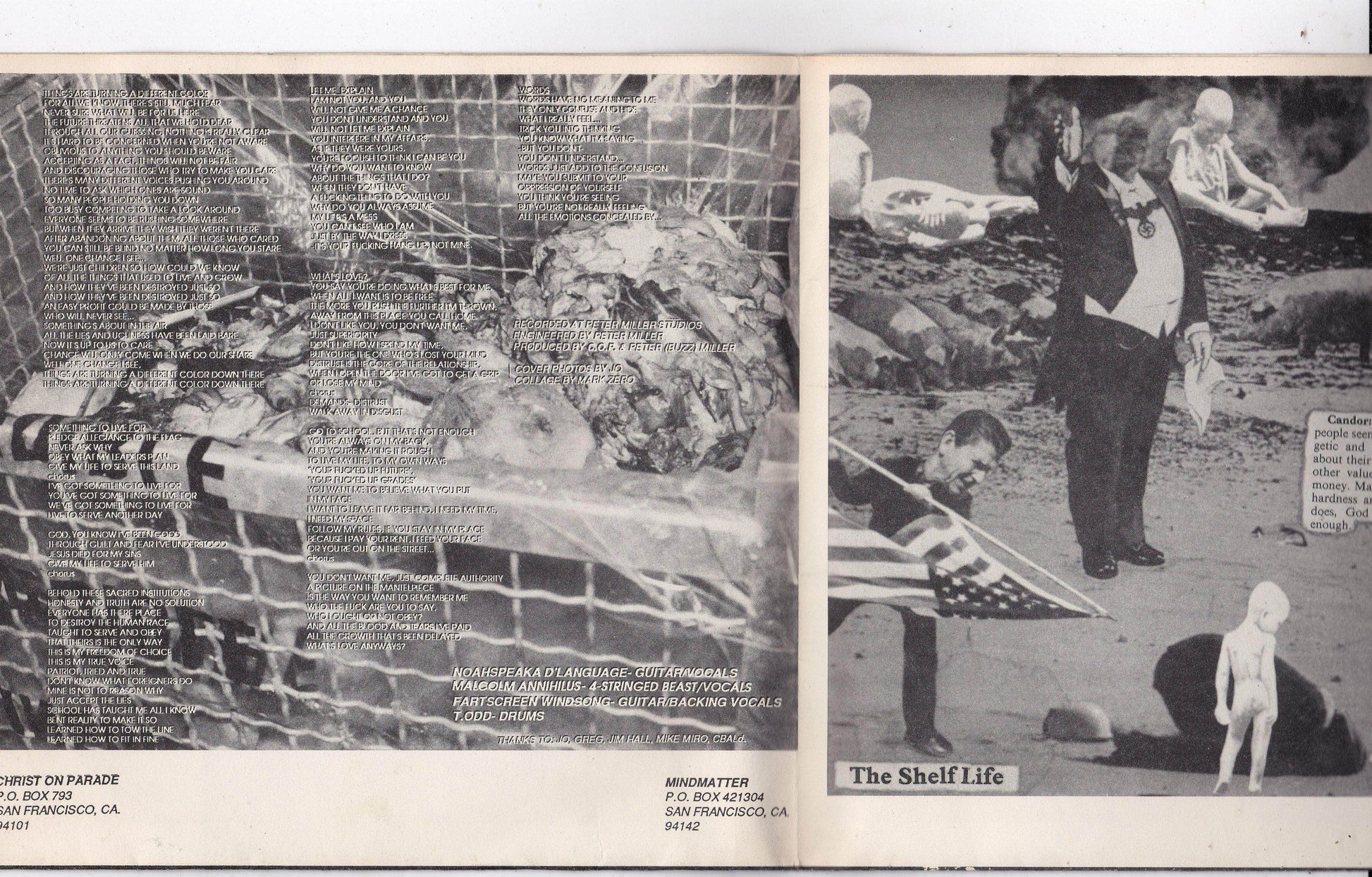 Christ On Parade Isn't Life A Dream 7" EP Vinyl Record 1986 - TulipStuff