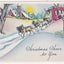 Christmas Cheer To You Horse Drawn Sleigh Postcard Vintage - TulipStuff