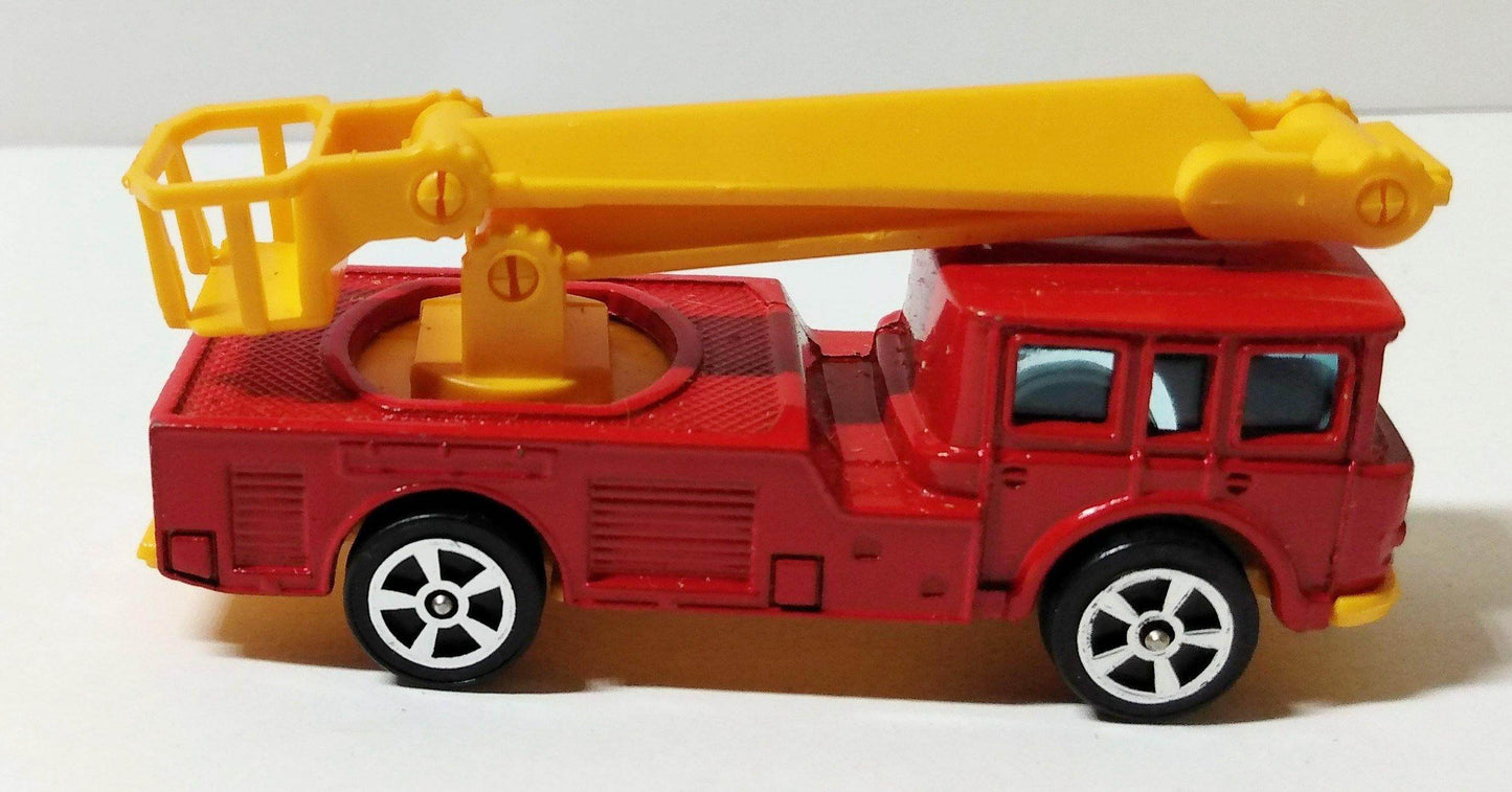 Corgi Juniors 29-D ERF Simon Snorkel Fire Truck Made in Great Britain 1974 - TulipStuff