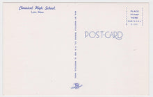 Load image into Gallery viewer, Classical High School Lynn Massachusetts 1950&#39;s Postcard - TulipStuff
