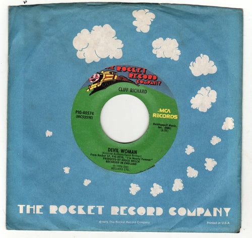 Cliff Richard Devil Woman b/w Love On (Shine On) 7