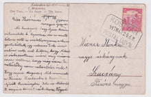 Load image into Gallery viewer, C. Makowsky Der Tanz La Danse The Dance Art Postcard Magyar Posta 1917 - TulipStuff
