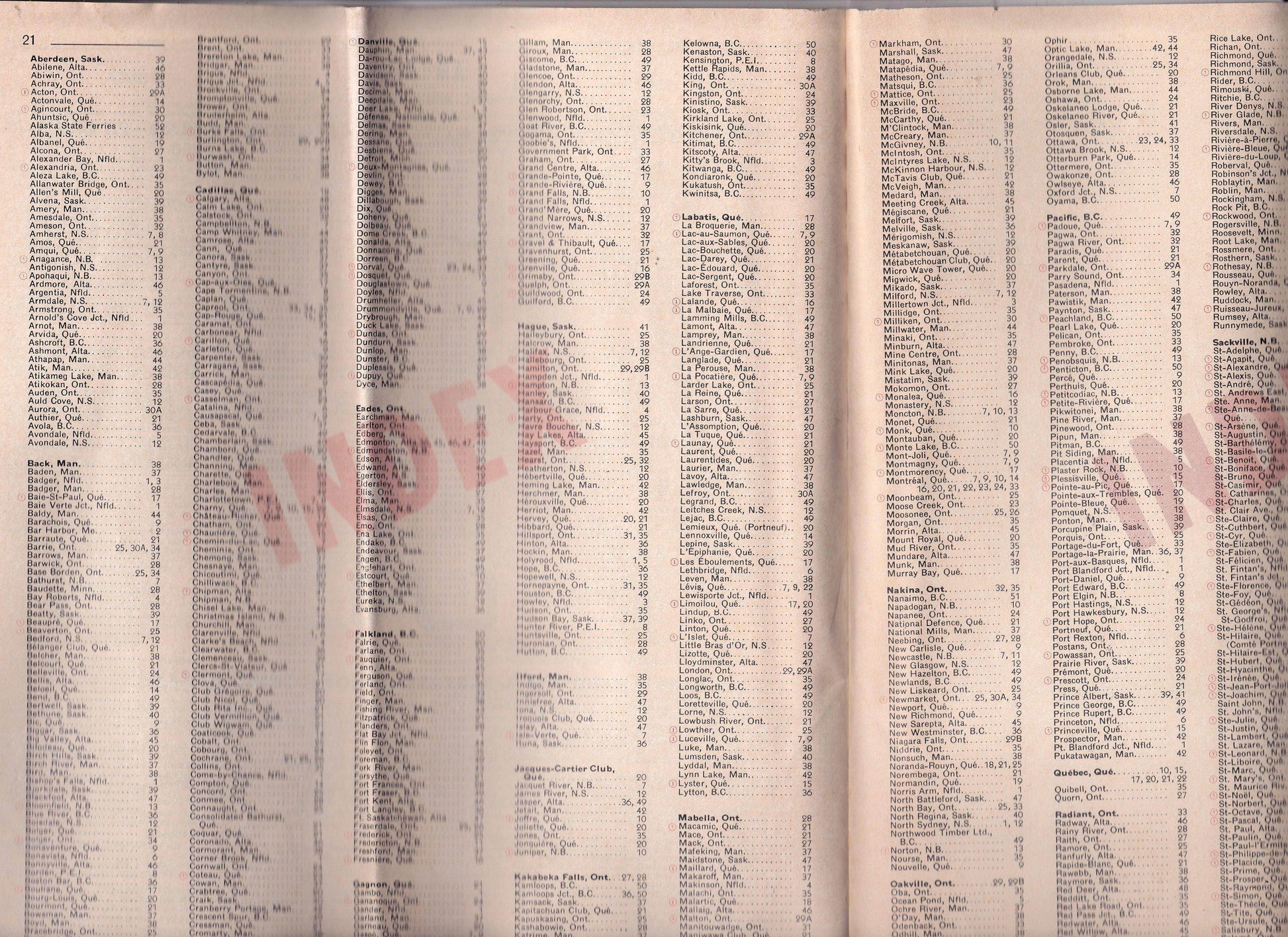 Canadian National Railways 1974 System Timetable - TulipStuff