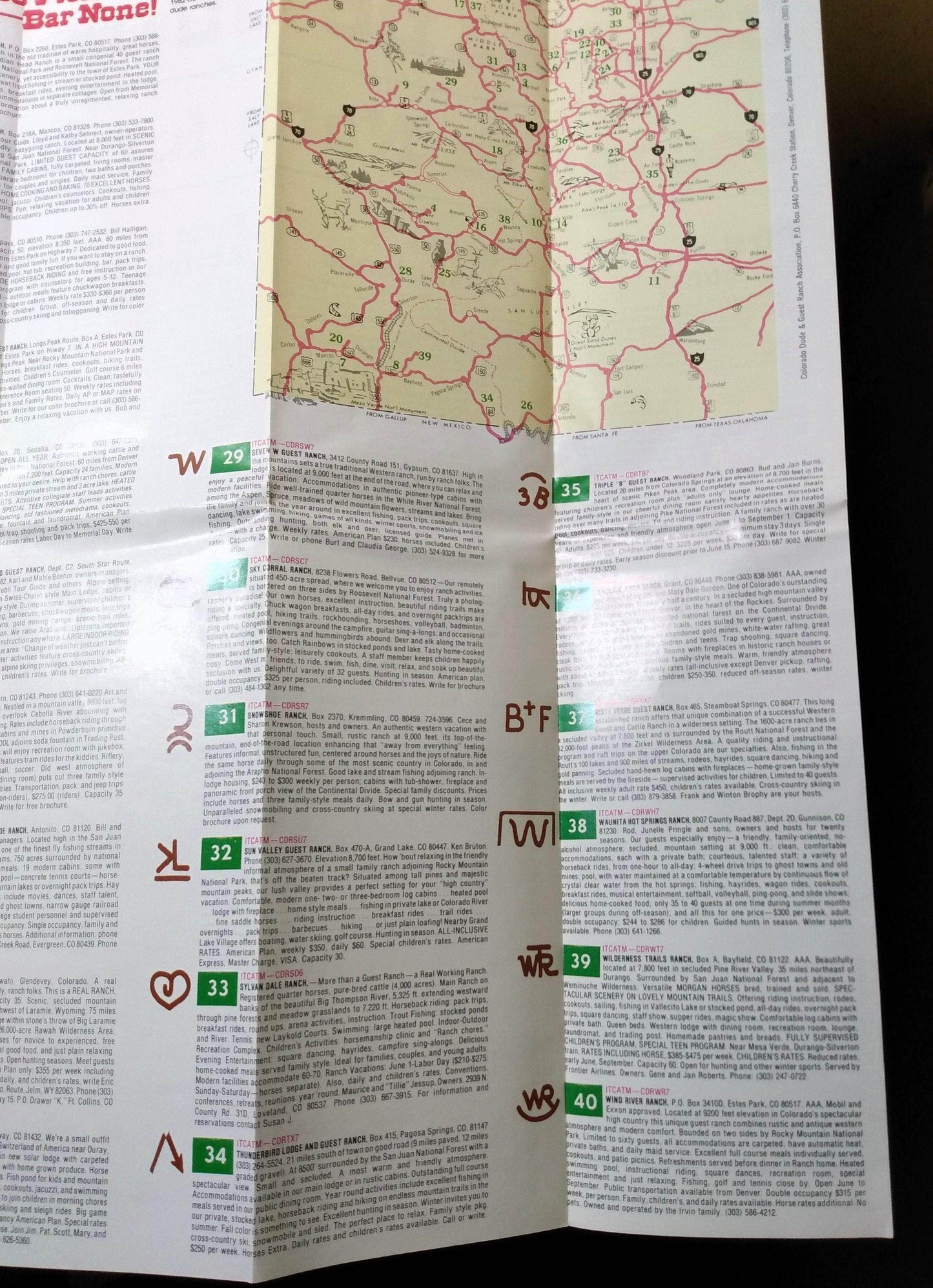 Colorado Dude Ranches Cowpokes 1982 Travel Brochure - TulipStuff