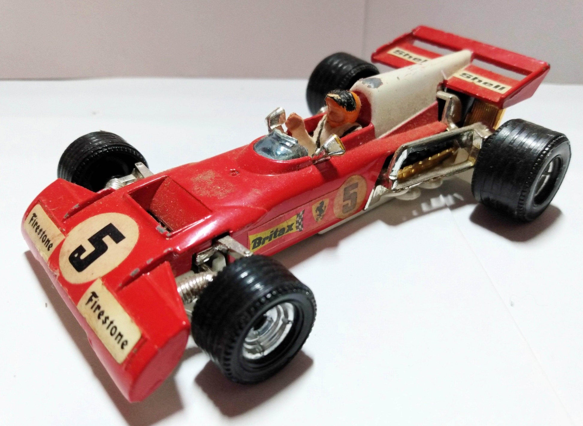 Corgi 152-B Ferrari 312 B2 Racing Car Made in Great Britain 1973 - TulipStuff