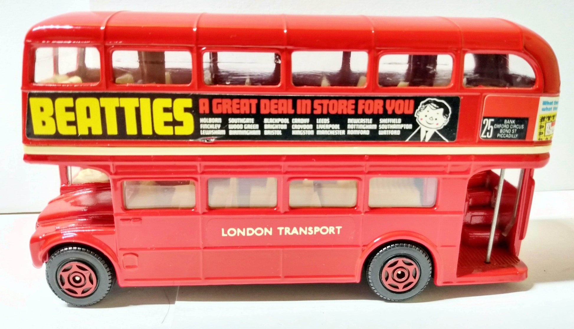 Corgi Toys 469 Beatties London Transport Routemaster Bus 1984 - TulipStuff