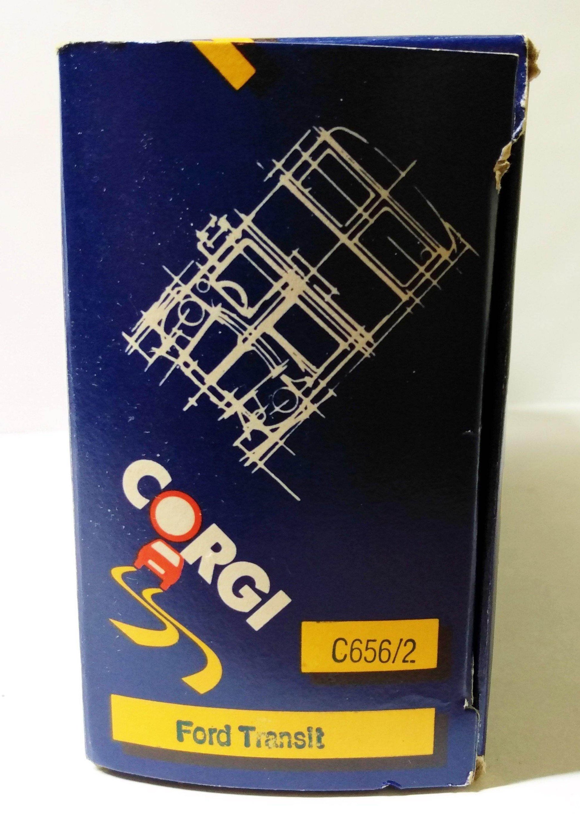 Corgi C656/2 Ford Transit Royal Mail Datapost Van 1:43 Great Britain 1986 - TulipStuff