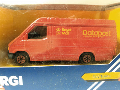 Corgi C656/2 Ford Transit Royal Mail Datapost Van 1:43 Great Britain 1986 - TulipStuff