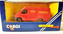 Load image into Gallery viewer, Corgi C656/2 Ford Transit Royal Mail Datapost Van 1:43 Great Britain 1986 - TulipStuff
