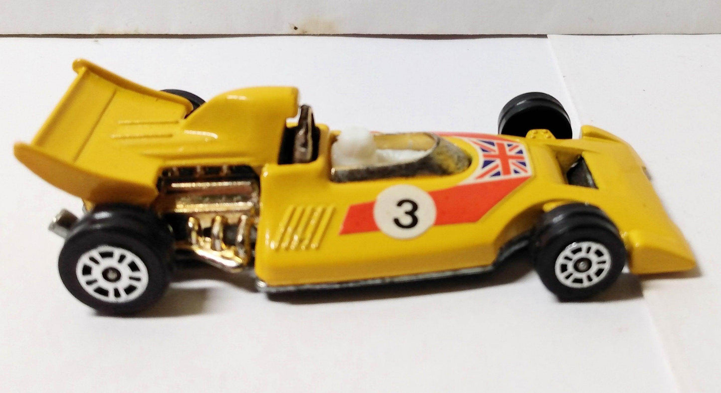 Corgi Juniors no. 22 Formula 1 Racer Whizzwheels Union Jack 1973 - TulipStuff