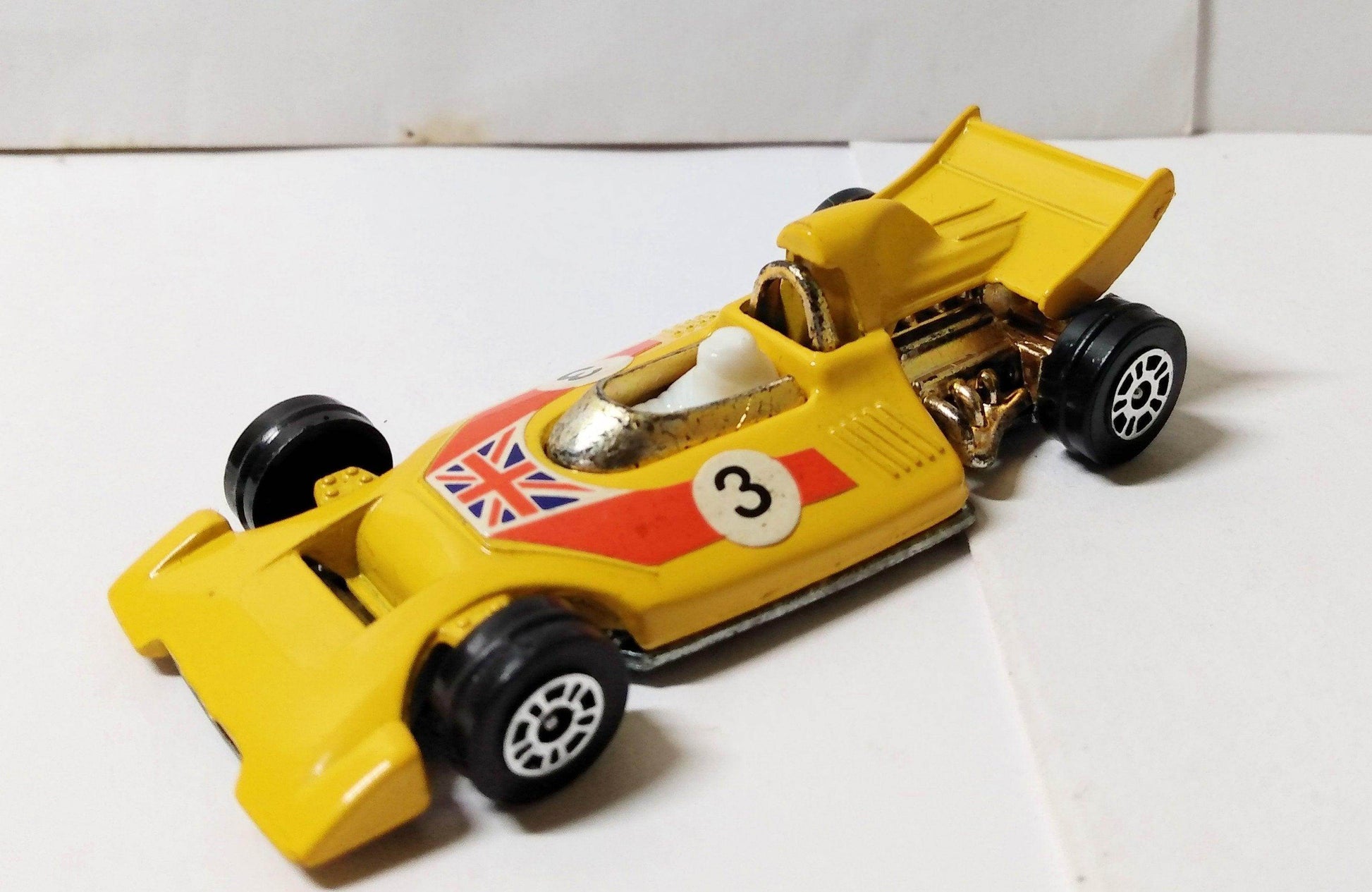 Corgi Juniors no. 22 Formula 1 Racer Whizzwheels Union Jack 1973 - TulipStuff