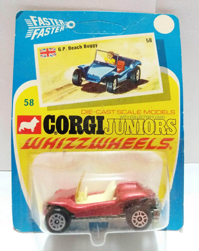 Corgi Juniors 58 GP Beach Buggy MOC Great Britain 1971 - TulipStuff