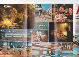 Costa Line ss Flavia 1975 Nassau Freeport Cruise Ship Brochure - TulipStuff
