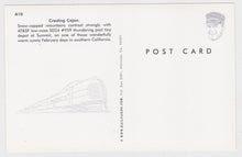 Load image into Gallery viewer, AT&amp;SF Santa Fe EMD SD24 Cresting Cajon Locomotive Train  Postcard - TulipStuff
