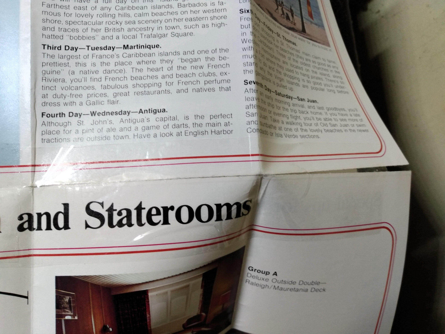 Cunard Ambassador / Adventurer 1973-1974 Caribbean Cruise Brochure - TulipStuff