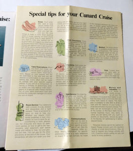 Cunard Ambassador / Adventurer 1973-1974 Caribbean Cruise Brochure - TulipStuff