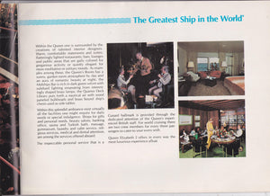 Cunard Line Queen Elizabeth 2 QE2 1977 Around The World Cruise - TulipStuff