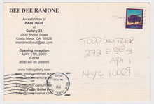 Load image into Gallery viewer, Dee Dee Ramone Art Exhibit Opening At Gallery 23 Costa Mesa 2002 - TulipStuff
