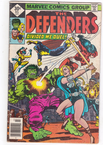 The Defenders 45 Divided We Duel March 1977 Marvel Comics - TulipStuff
