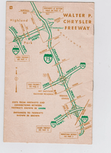 Load image into Gallery viewer, Detroit News 1970 Freeway Guide to Metropolitan Detroit Map Booklet - TulipStuff
