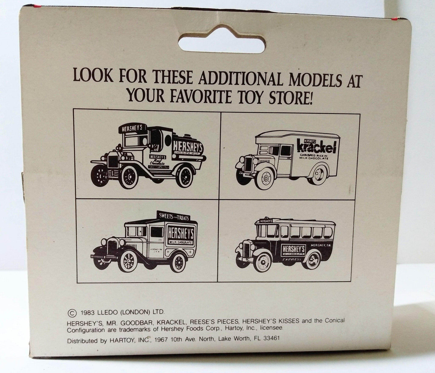 Lledo Hartoy DG13 Hershey's Milk Chocolate 1934 Ford Model A Van Made in England - TulipStuff