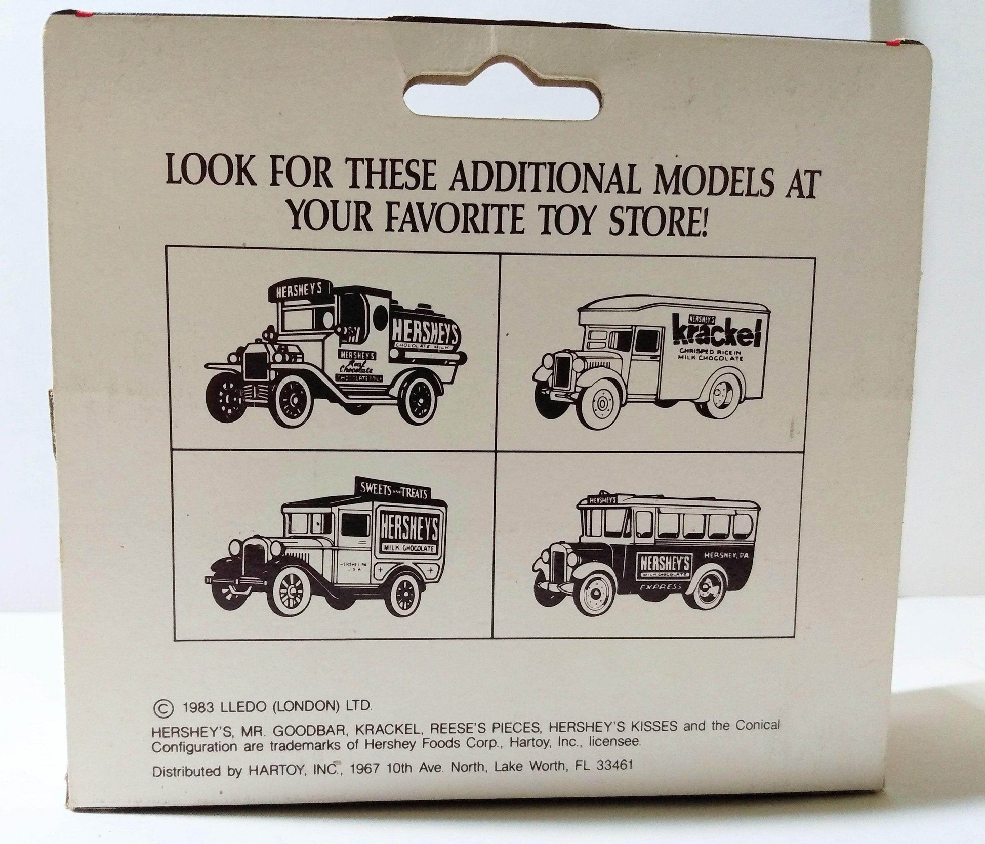 Lledo Hartoy DG13 Hershey's Milk Chocolate 1934 Ford Model A Van Made in England - TulipStuff