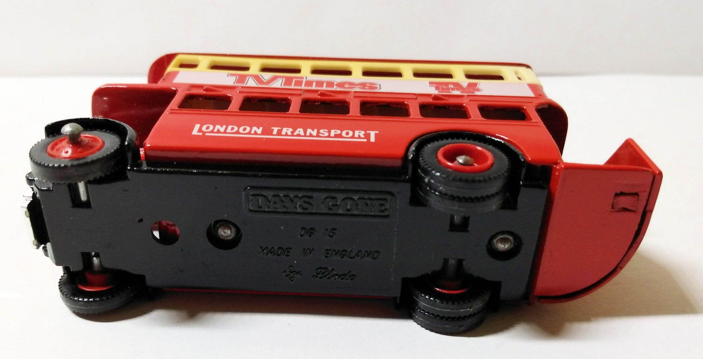 Lledo Days Gone DG15 1932 AEC Regent London Transport Bus TV Times - TulipStuff