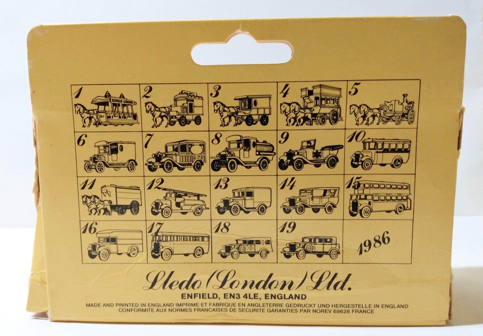 Lledo Days Gone DG15 1932 AEC Regent London Transport Bus TV Times - TulipStuff