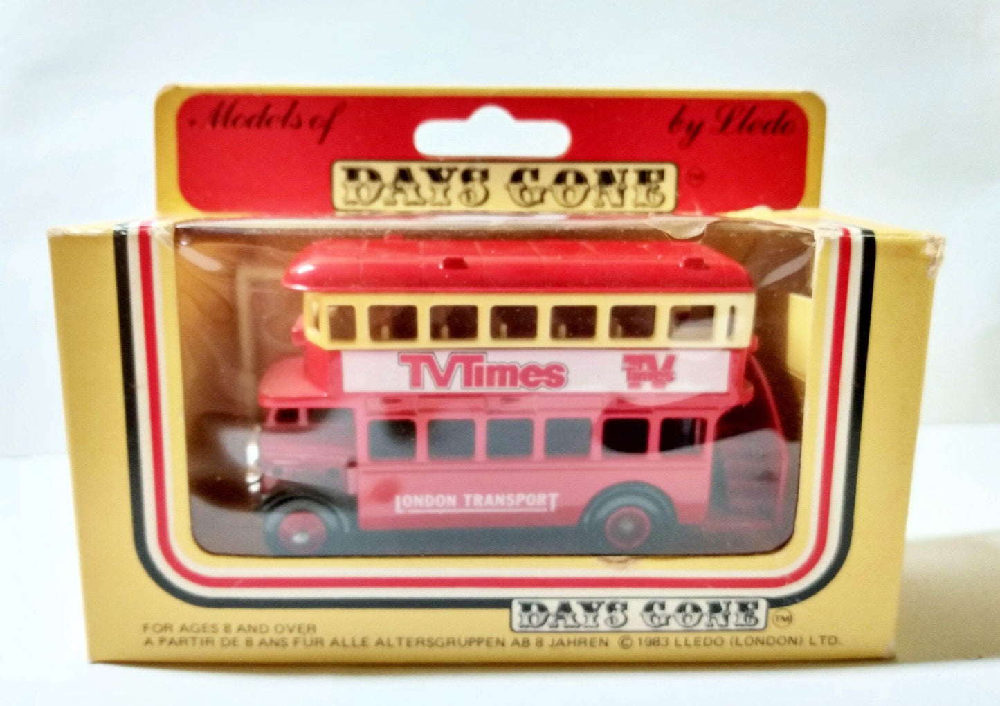 Lledo Days Gone DG15 1932 AEC Regent London Transport Bus TV Times - TulipStuff