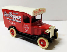 Load image into Gallery viewer, Lledo Days Gone DG21 1934 Chevrolet Van Dr Pepper Dallas - TulipStuff
