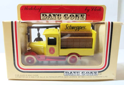 Lledo Models of Days Done DG26 Schweppes 1934 Chevrolet Bottle Truck - TulipStuff