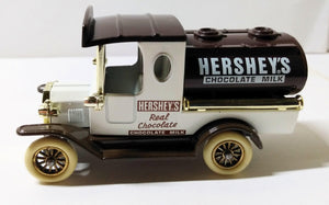 Lledo DG8 Hershey's Chocolate Milk 1920 Ford Model T Tanker Truck - TulipStuff