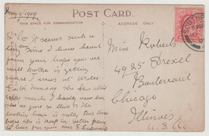 Dolgelley Cader Idris Wales Real Photo Postcard 1909 - TulipStuff