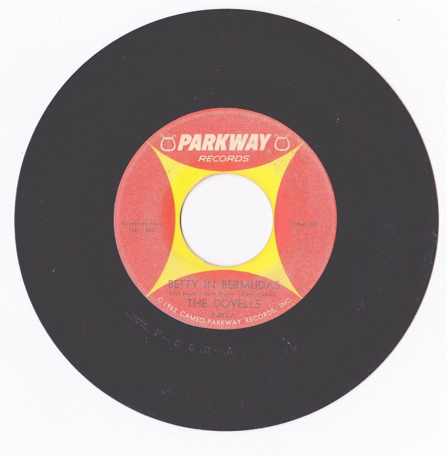 The Dovells Betty In Bermudas Dance The Froog 7" Vinyl Doo Wop 1962 - TulipStuff