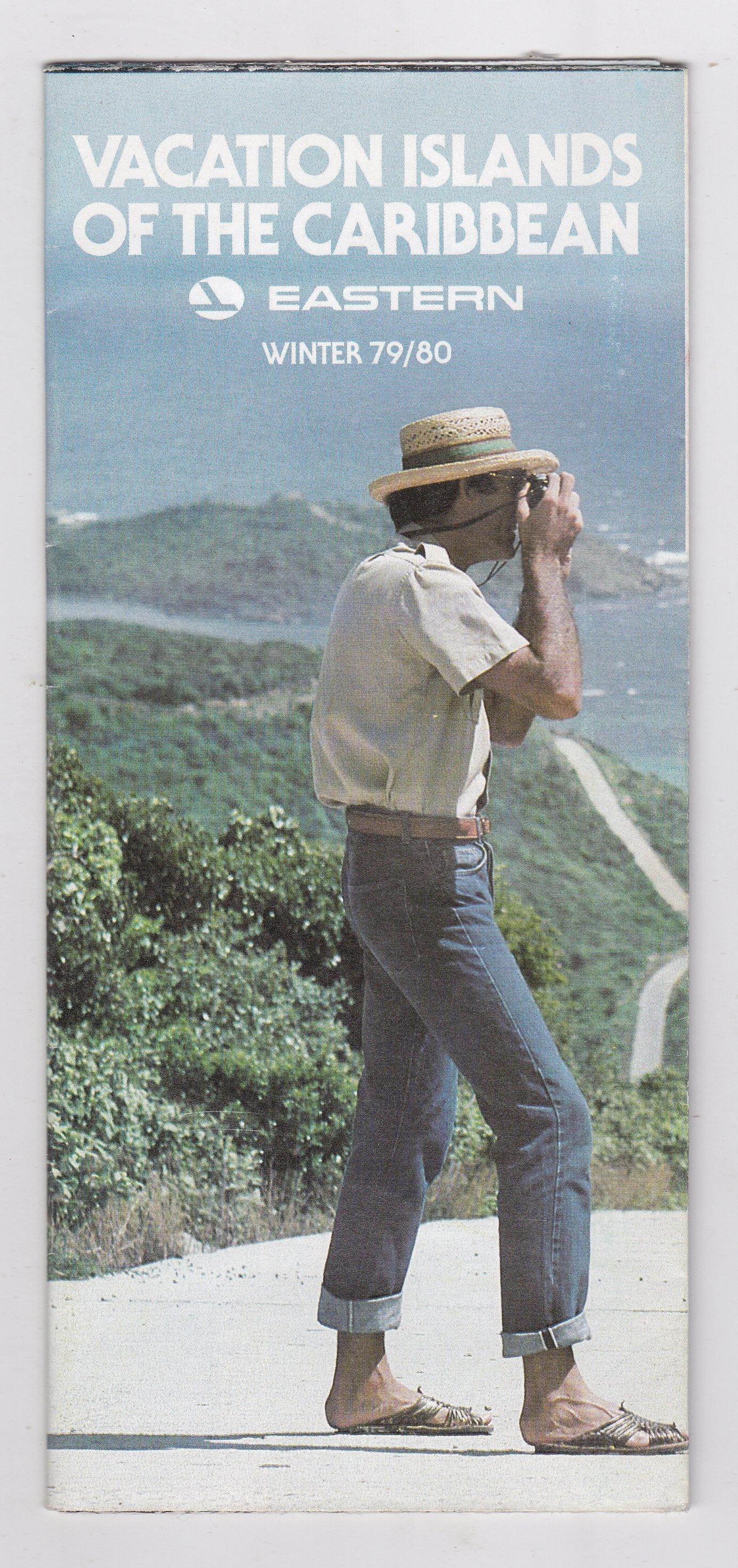 Eastern Airlines Vacation Islands of the Caribbean Winter 1979-80 Brochure - TulipStuff