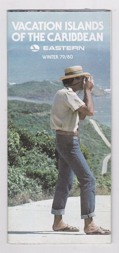 Eastern Airlines Vacation Islands of the Caribbean Winter 1979-80 Brochure - TulipStuff