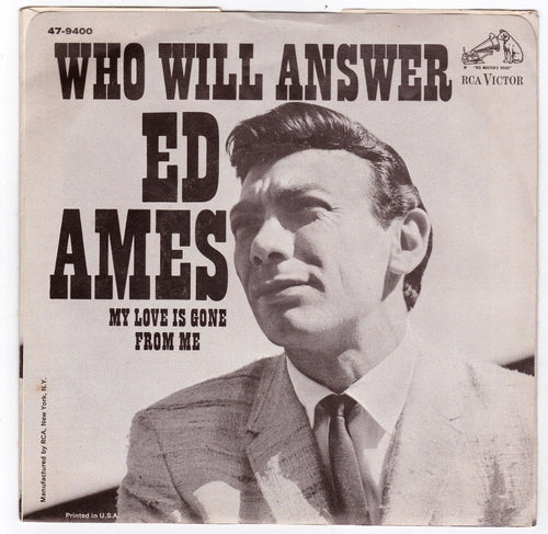 Ed Ames Who Will Answer 7