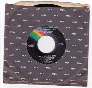 Elton John Philadelphia Freedom 7" MCA-40364 1975 with John Lennon - TulipStuff