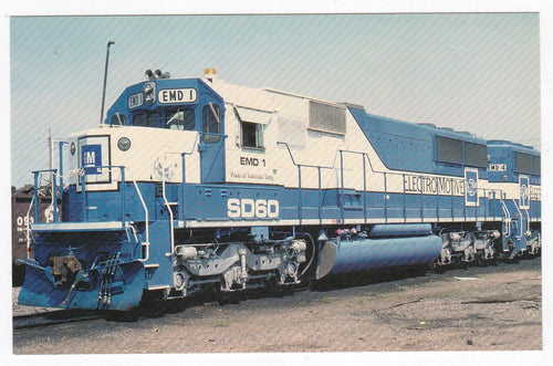 General Motors EMD SD60 Diesel Locomotive Demonstrator in 1985 - TulipStuff
