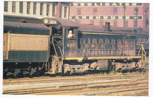 Erie Railroad 1200 hp Lima Locomotive Works Diesel Switcher - TulipStuff